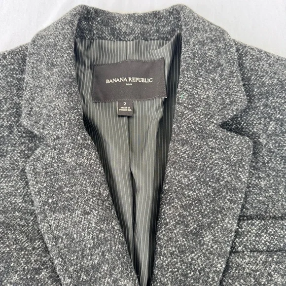 NWOT BANANA REPUBLIC FACTORY Wool Blend Jacket - Women's Size 2 - Picture 2 of 7